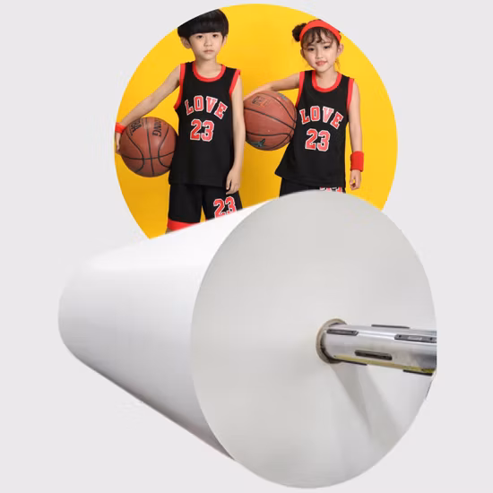 Buen precio 30gsm 40gsm 45gsm papel de transferencia de calor súper ligero para impresora de sublimación