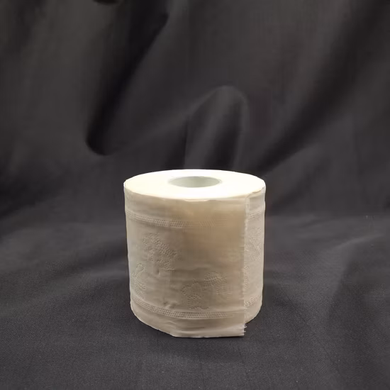 Proveedor de toallas de papel Rollo de papel higiénico de pulpa de bambú de protección ambiental verde